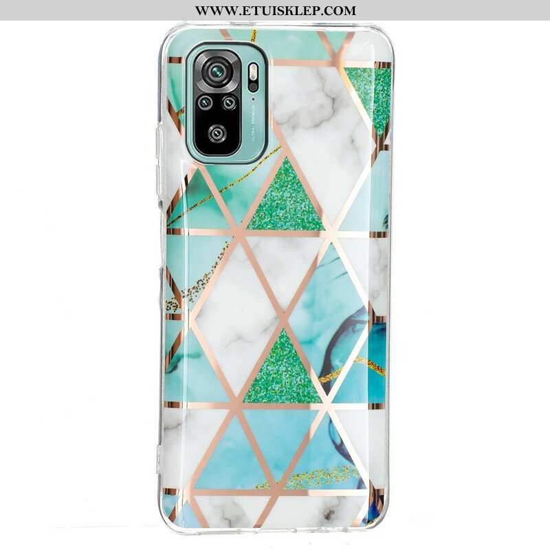 Etui do Xiaomi Redmi Note 10 / 10S Geometria Marmuru